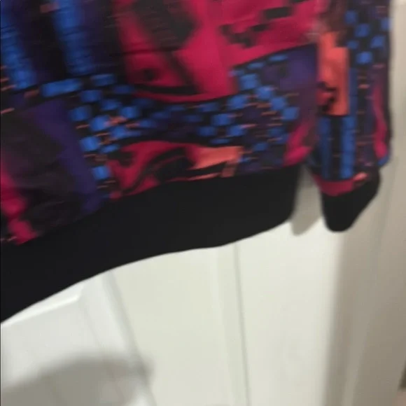 Colorful Geometric Bomber Jacket - Picture 5 of 9